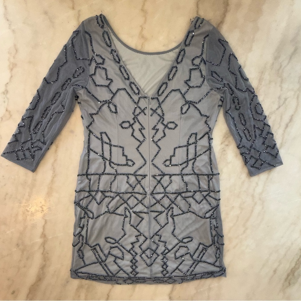 Adrianna Papell Abstract Motif Sheath Dress - Picture 8 of 15